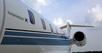 Jet von Luxaviation: Reisende können ihre Emissionen jetzt per App in Echtzeit verfolgen.