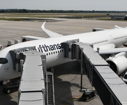 Airbus A350 von Lufthansa in München: Nur kurz nach São Paulo.