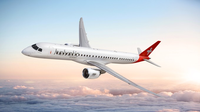 Als Ersatz für die Fokker 100 und ihre Embraer E190 setzt Helvetic Airways auf Embraer E190-E2.