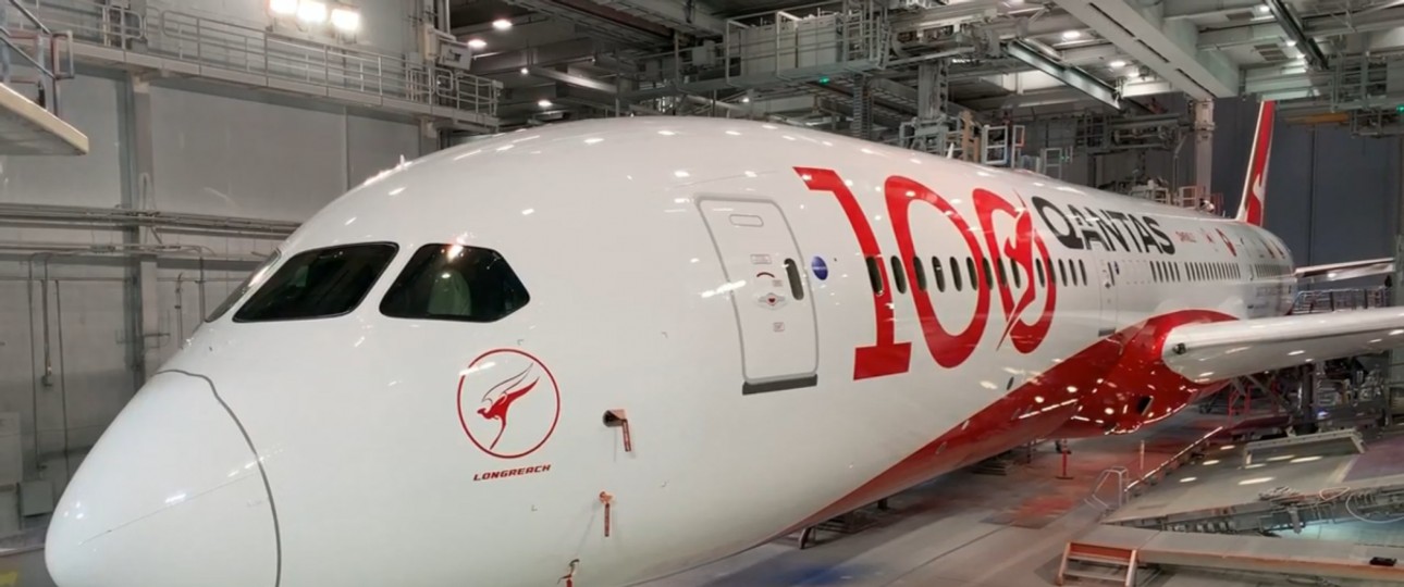 Die neueste Boeing 787 von Qantas: Das Flugzeug wird ...