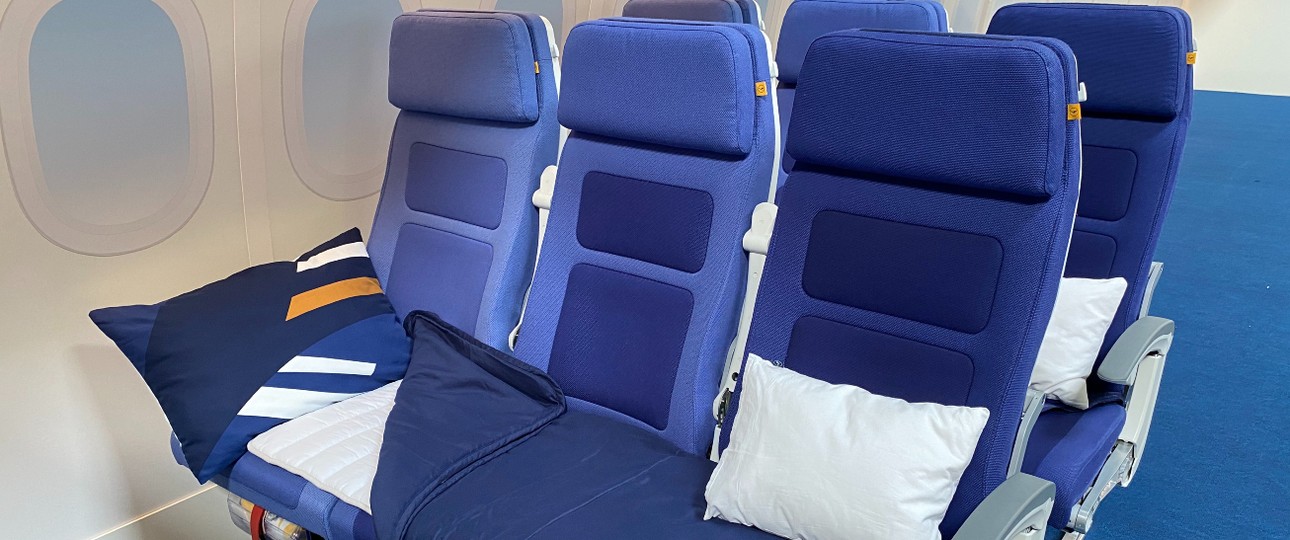 Lufthansas Schlafcouch: Maximal drei pro Flug.