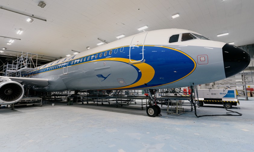 Airbus A321 von Lufthansa im Parabeldesign: Landet am Nachmittag in Frankfurt.