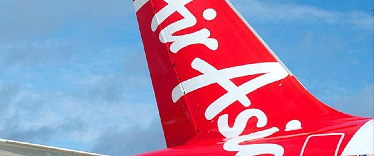 Heckflosse von Air Asia: Die Airline hat London im Visier.