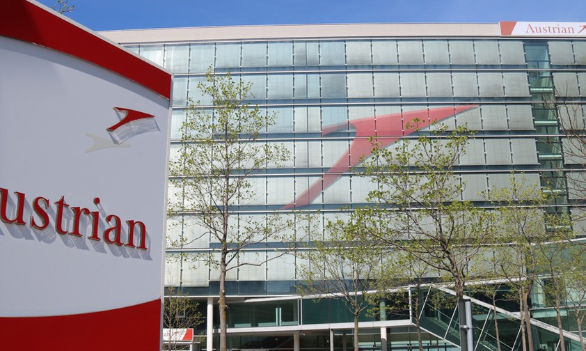 Hauptsitz von AUA am Flughafen Wien: Vier Stockwerke werden frei.