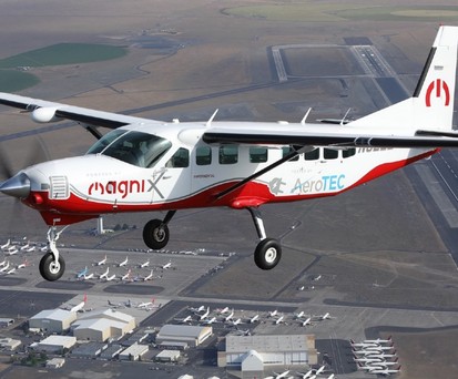 Umgerüstete Cessna 208 Caravan: Braucht kein Kerosin.