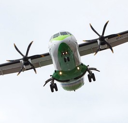 ATR 72 von Binter: Steuerte die falsche Piste an.