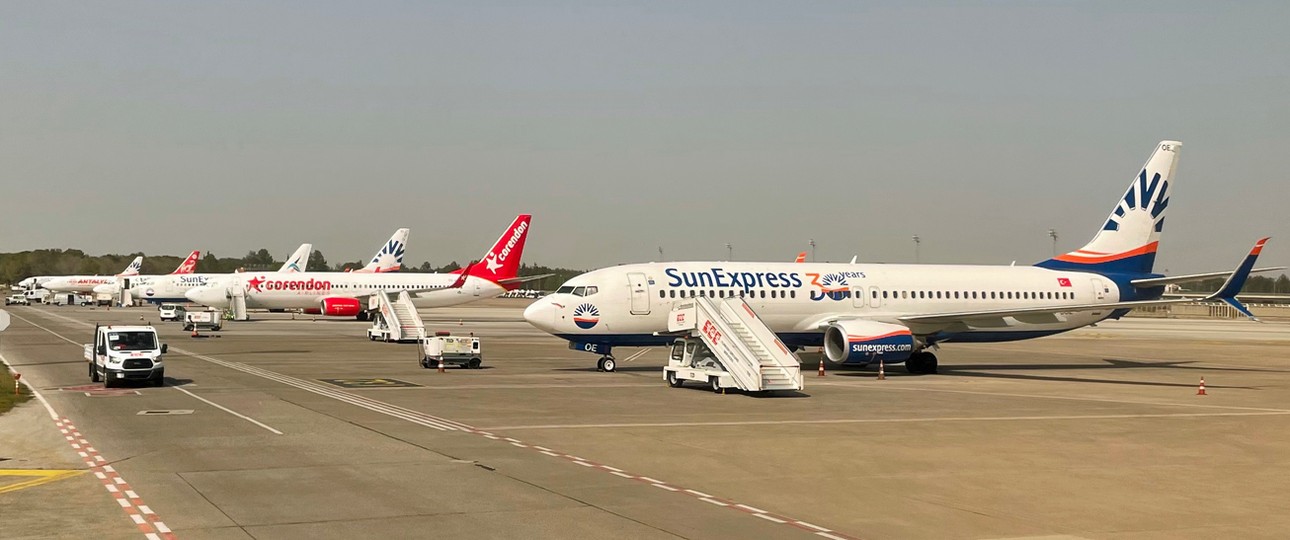 Boeing 737 von Sun Express in Antalya: Die Airline baut aus.