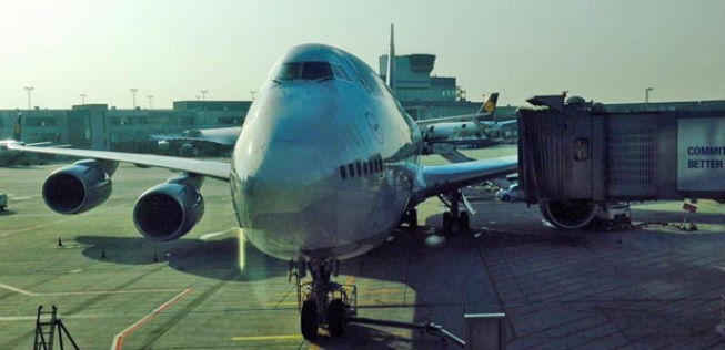 Boeing 747-8 von Lufthansa: Ein Flieger des Typs musste umkehren.