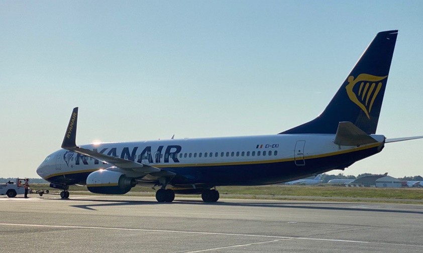 Boeing 737 von Ryanair: Ausflug nach Belarus.