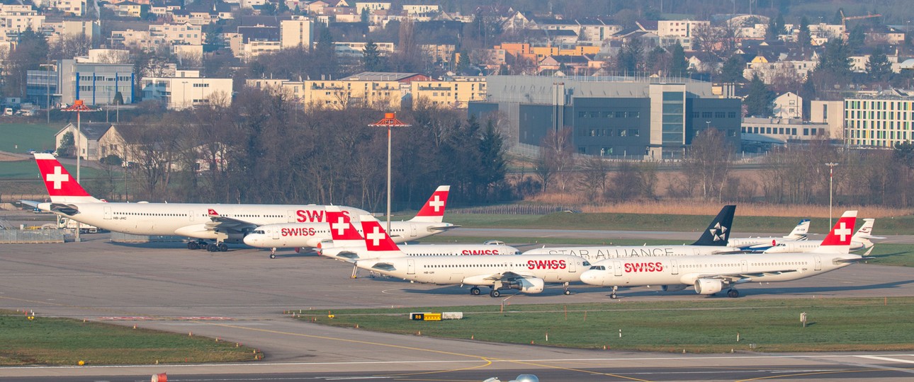 ... langsam knapp, die Flugzeuge...