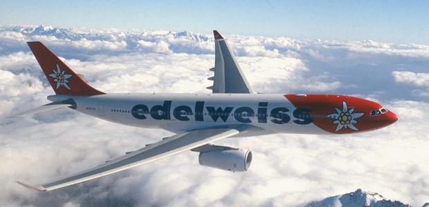 Airbus A330 von Edelweiss: Ab nach Russland.